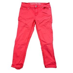 Buffalo David Bitton Womens Size 29‎ Coral Red Denim Jeans